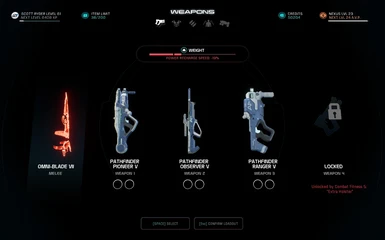 Pathfinder Weapons Edit
