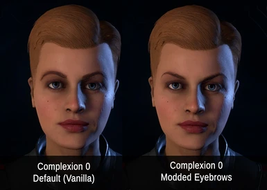 Different Eyebrows for Complexion 0