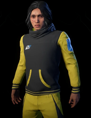 mryder  flat  hoodie patch color