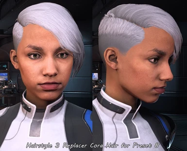 Hairstyle 3 Replacer Cora Hair for Preset 8