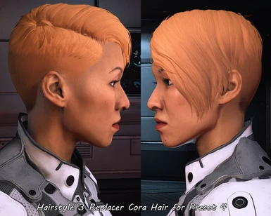 Hairstyle 3 Replacer Cora Hair for Preset 4