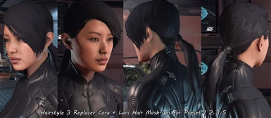 Hairstyle 3 Replacer Cora Lani for Preset 1 2 3 5
