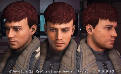 MHairstyle 22 Replacer Dante Hair for Preset 1 2 4 6 9 10