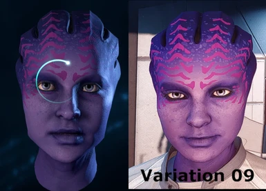 quick comparison of the headmorph/no headmorph versions
