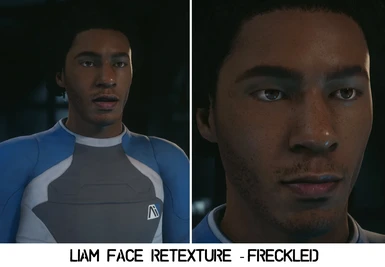Liam Face Retexture - Lightly Freckled