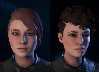 Face and eyes replacer