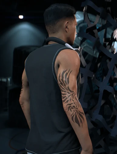 Phoenix and Eagle tattoos for male Ryder