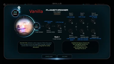 Flamethrower Evolutions Vanilla