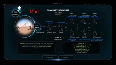 Flamethrower Evolutions Mod