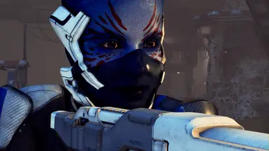 Asari Cora V1 + Breather + Violet Eyes from Cora and Liam Overhaul Mod