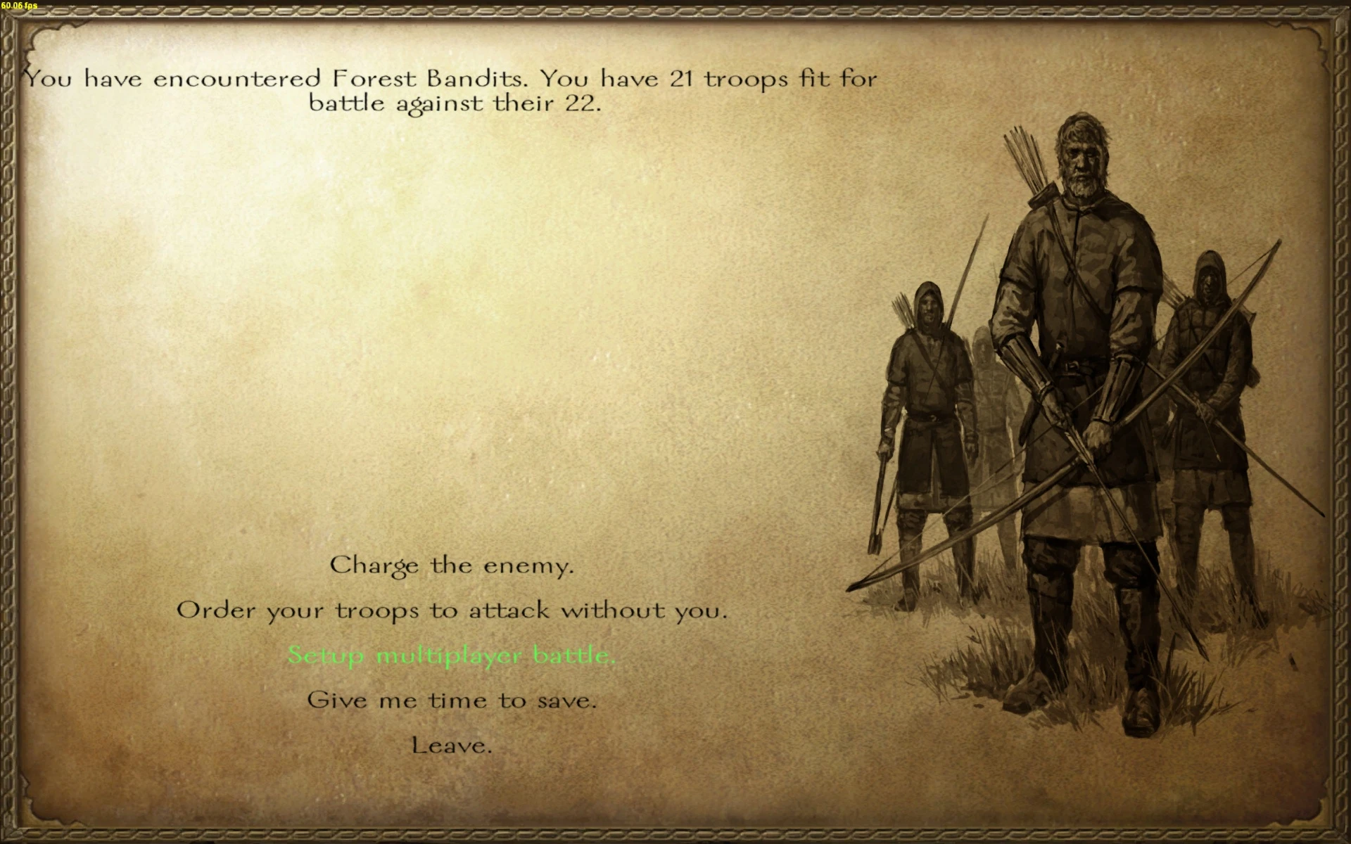 how to change battle size in mount and blade warband