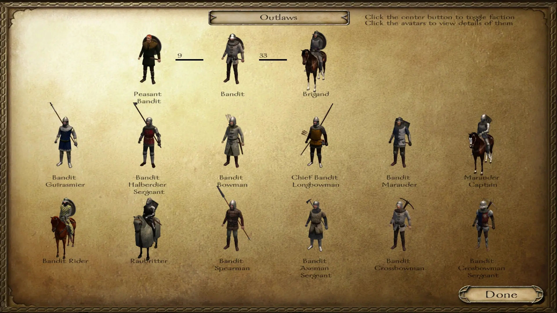 popular mount and blade warband mods