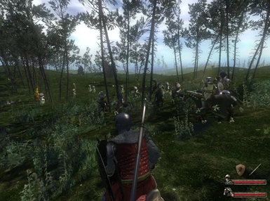 Battle in the forest