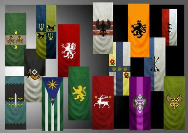 Collection of banners for M BW