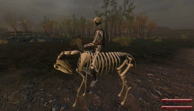undead skeleton horse