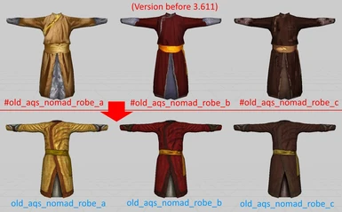 old aqs nomad robe a c