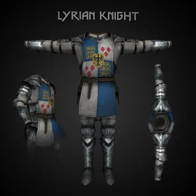 Lyrian Plate Cuirass with Heraldic Surcoat