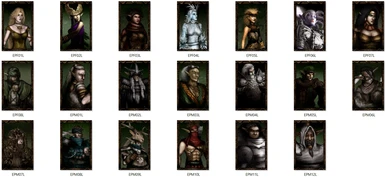 136 portraits from Disciples 2 for bg1-2 and IWD android versions