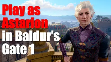 Playing as Astarion in Baldur's Gate 1 or BGEE