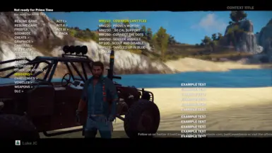 Just cause 3 Dev Menu And Compatibility Files for Jsc Entity Spawner