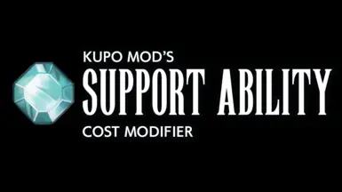 Support ability cost modifier by Kupo Mods