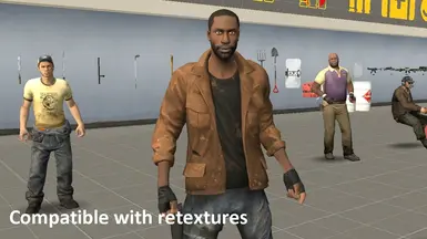 Louis in Bill's Outfit at Left 4 Dead 2 - Mods and community