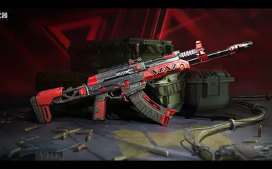 CODM AK47 Night RedTide