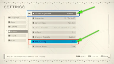 Don't forget to DISABLE Anti-Aliasing from game setting