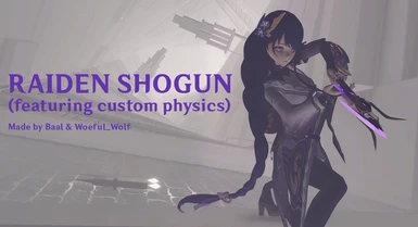 Raiden Shogun (from Genshin Impact - featuring custom physics) v1.0
