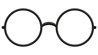 Glasses (round frame)