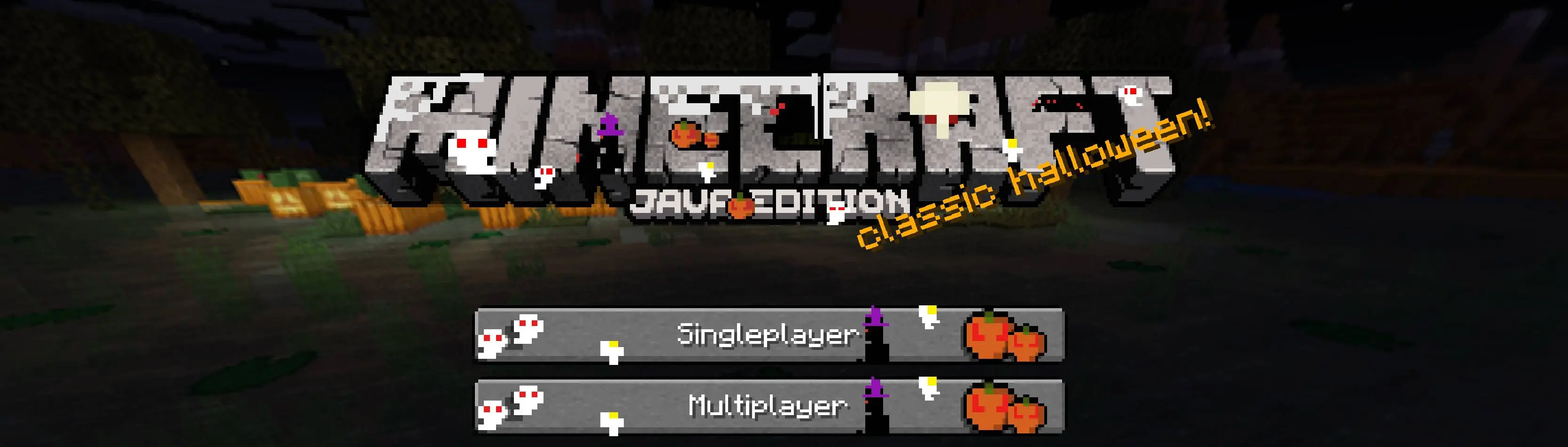 Minecraft CLASSIC Fall / Halloween Texture pack.