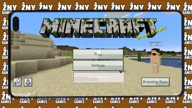 znygames texturepack mcold bedrock - startscreen