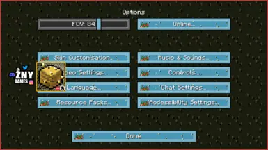 znygames texturepack bee edition java - options