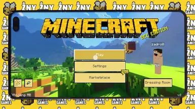 znygames texturepack bee edition android ios - startscreen