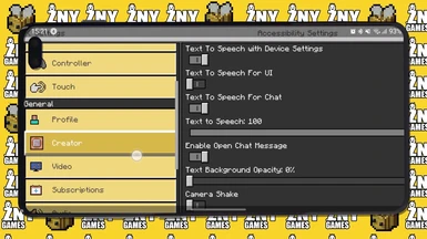 znygames texturepack bee edition android ios - settings
