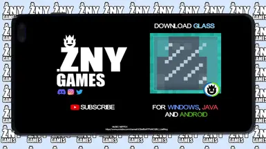 download - znygames themed gui texturepack glass pocket edition