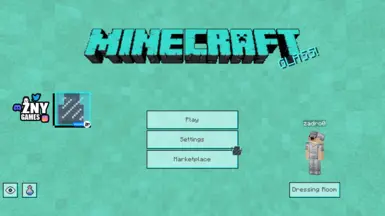 startscreen - znygames themed gui texturepack glass windows