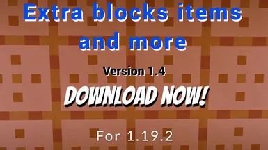 Extra blocks items and more