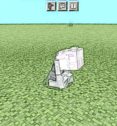 Quando descarregada é presciso do mob robô carregador ele vai recarregar o mob robô. 