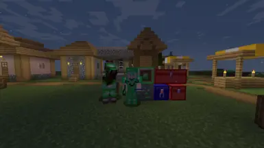 diamond + chests