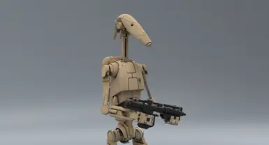 B1 Battle Droid Blaster Rifle at Star Wars Knights of the Old Republic ...