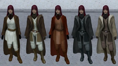 Visas Visible Jedi Robes