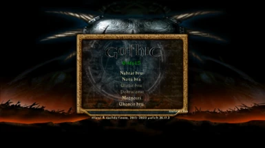 Gothic 2 Guilds 1.5 Czech Translation