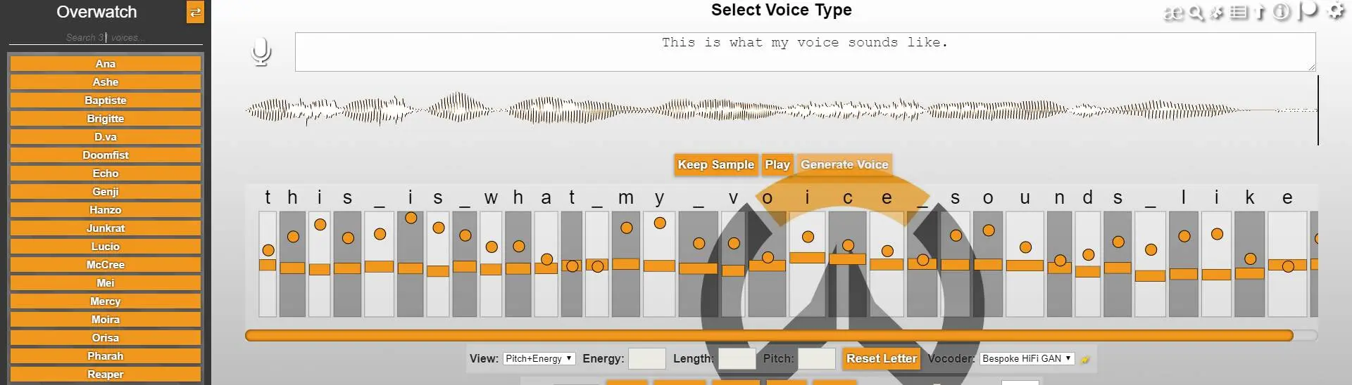 AI Tracer (Overwatch) Voice Generator