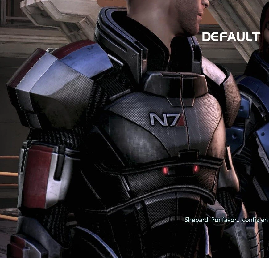 Default 7. Броня Шепарда n7. Шлем Шепарда n7. N7 Defender Armor. Броня Шепарда масс эффект 3.