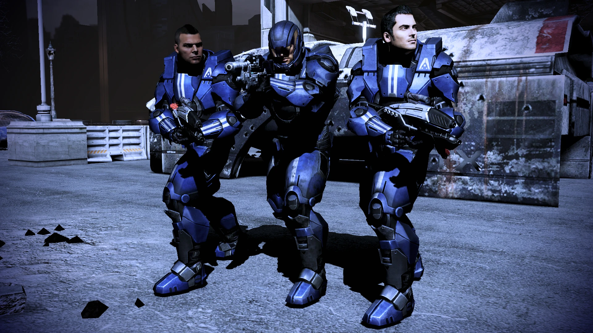 Shepard Blue From Ashes Armor At Mass Effect 3 Nexus Mods And Community