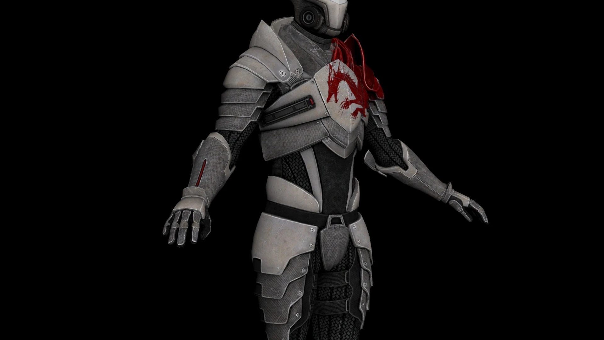 Hr Blood Dragon Armor At Mass Effect 3 Nexus Mods And Community
