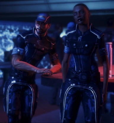 Joker and Shepard model the new uniform