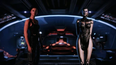 Shepard and Angry Looking Edi