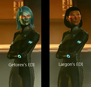 With Getorex&#39;s and Largon&#39;s EDI mods